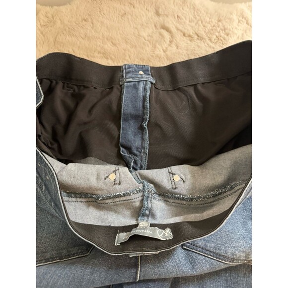 Wit And Wisdom Women’s Jeans Size 22W Stretch Distressed Blue Sliming Plus - Picture 5 of 7
